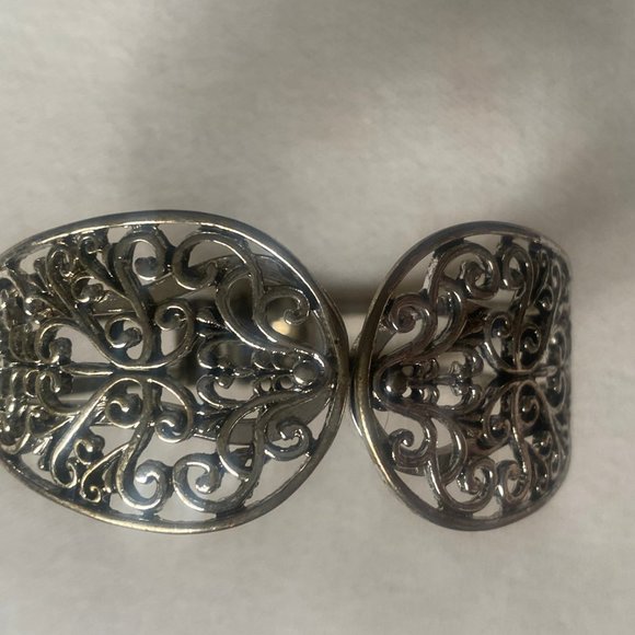 Vintage Silver filigree bracelet - Picture 3 of 4
